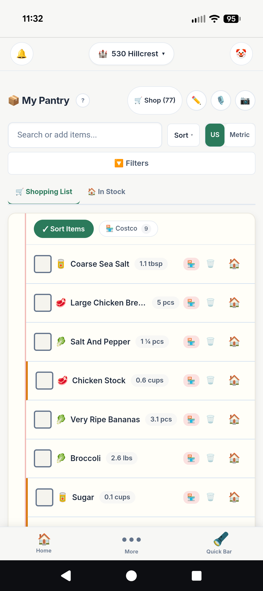 Smart Pantry with expiration tracking